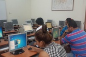 Students attending their first training session