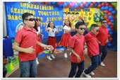Primary school children in Nicaragua taking part in a festival to showcase their English language and communications skills